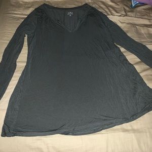 Dark green long sleeve top